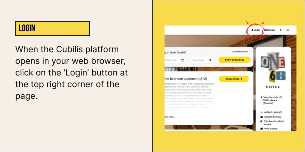 Membership program Step 2 - Login