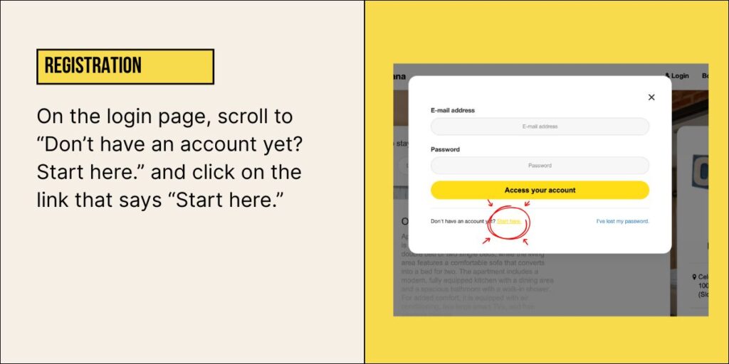 Membership program Step 3 - Registration