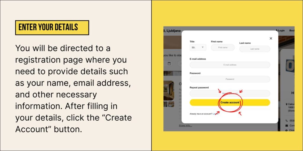 Membership program step 4 Enter Details